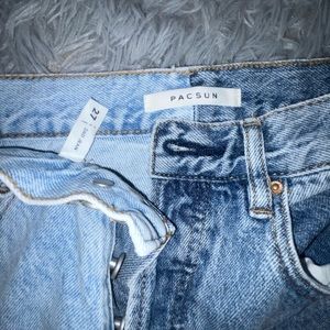 High rise split dye pacsun jeans